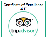 Tripadvisor Certificate Ca' la Pergola